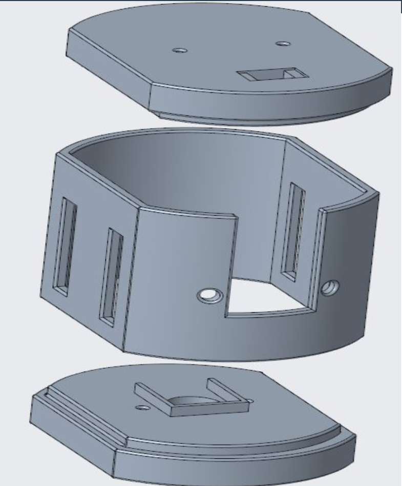 CanSat CAD view