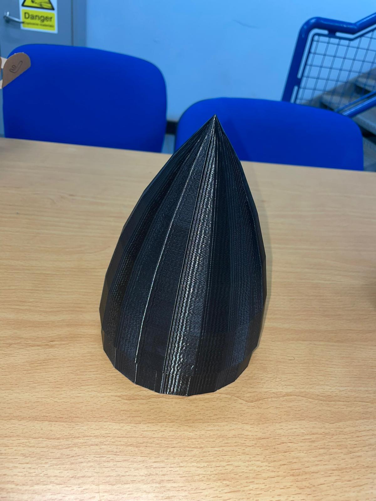 PLA nose cone photo